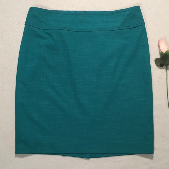 The Limited Dresses & Skirts - The Limited Teal Pencil Skirt Size 12